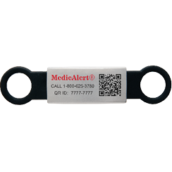 QR Code Shoe Tag Medical ID